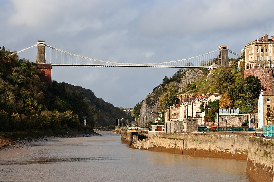Clifton Suspension Bridge over the Avon Gorge in Bristol, United Kingdom