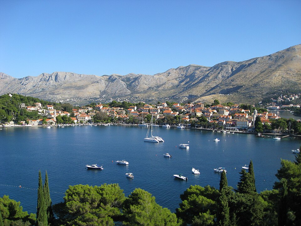 Cavtat harbour and bay, Dalmatia, Croatia