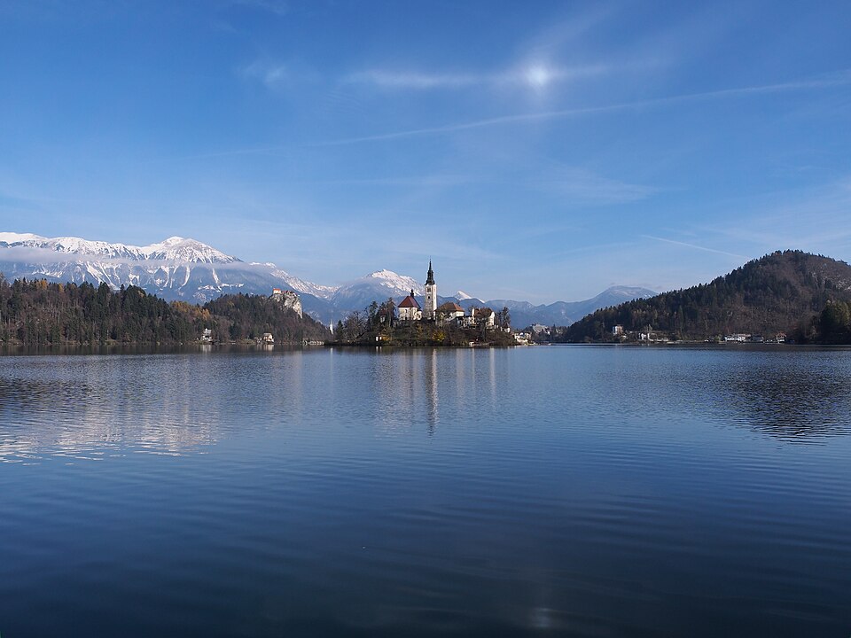 Lake Bled in autumn, Slovenia