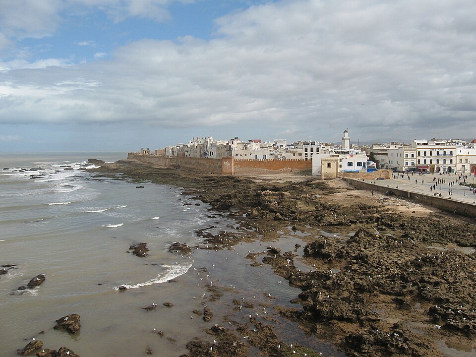 The ramparts of the medina of Essaouira on the Atlantic, Morocco