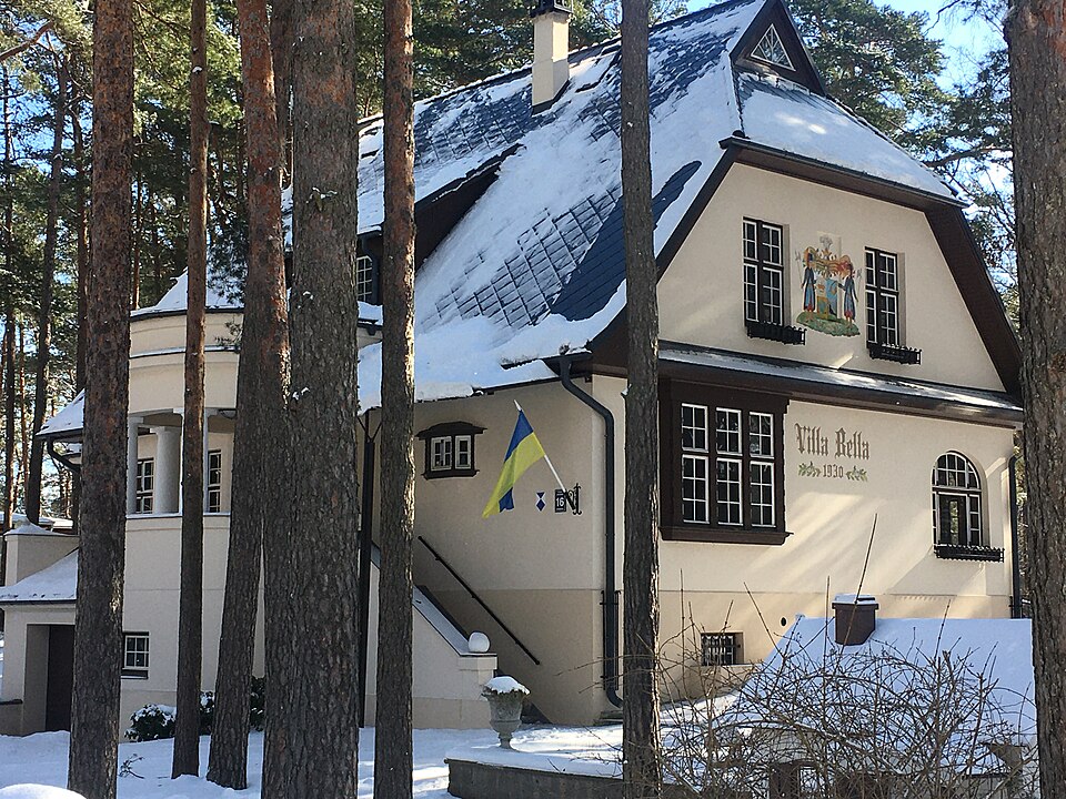 A wooden resort villa in Jurmala, Latvia