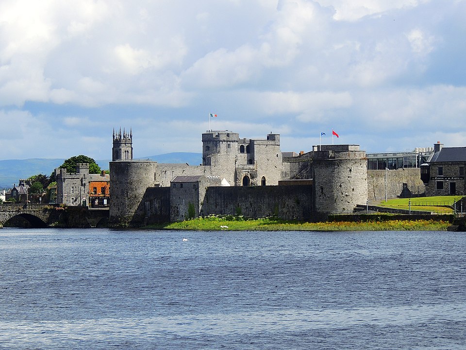 King John's Castle on the Shannon in Limerick, Ireland