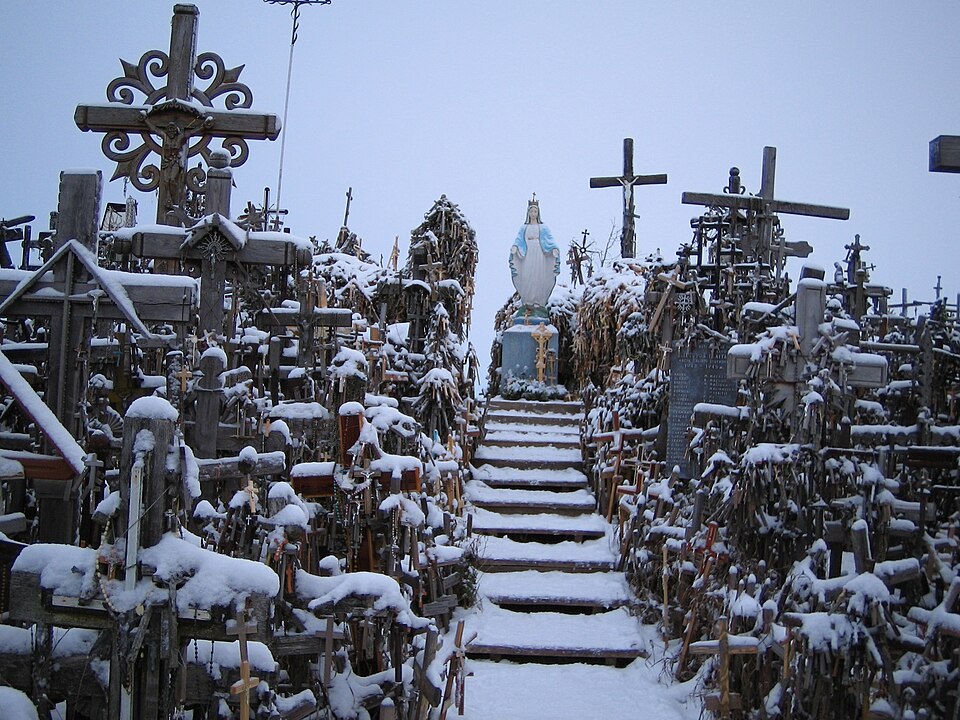 The Hill of Crosses near Siauliai, Lithuania