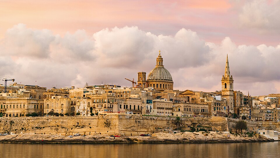 Panorama of the Valletta skyline, Malta