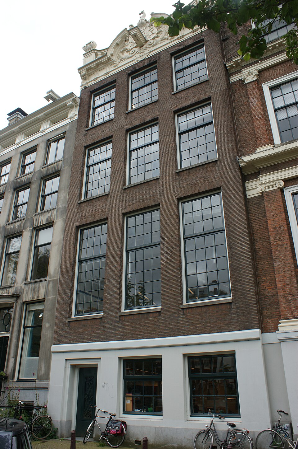 Canal houses on the Keizersgracht in Amsterdam, Netherlands