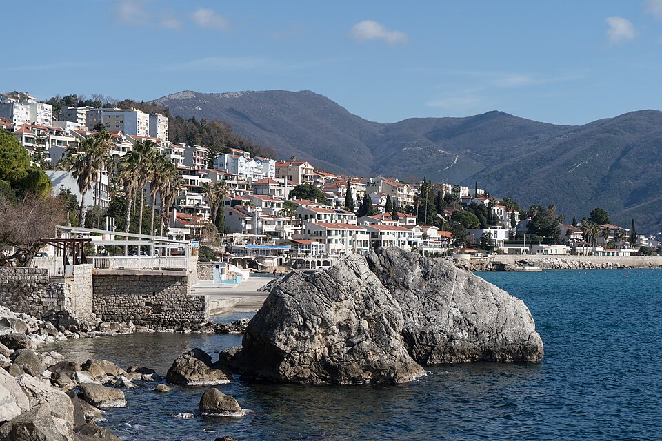 Herceg Novi coastal town on the Bay of Kotor, Montenegro