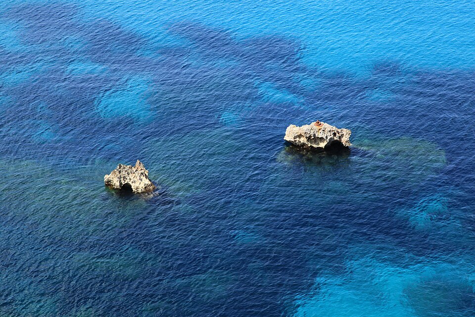 Golden Bay beach at Mellieha, Malta