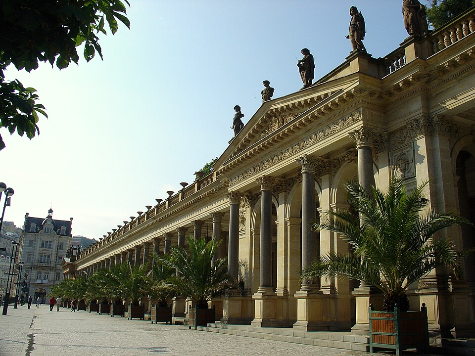 The Mill Colonnade in Karlovy Vary, Czechia