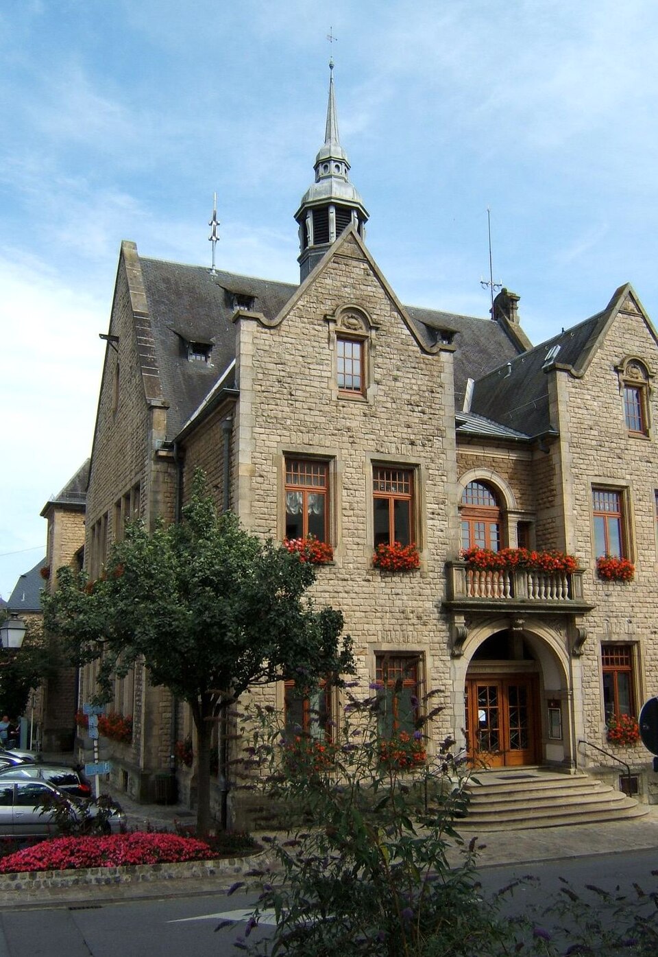 The town hall of Ettelbruck, Luxembourg