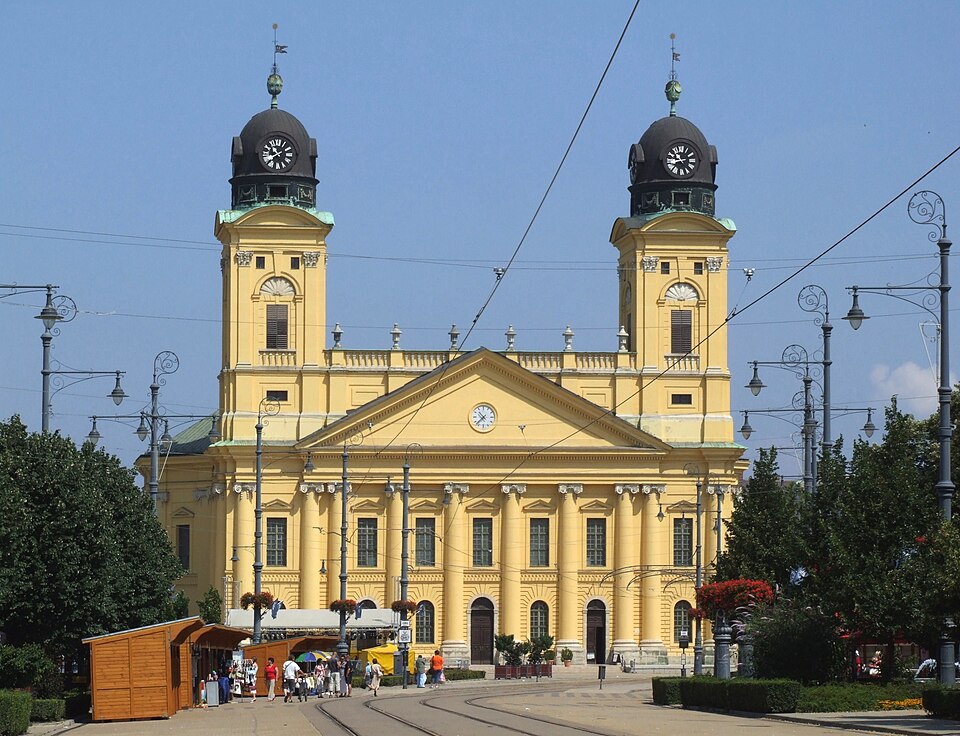 The Great Reformed Church in Debrecen, Hungary
