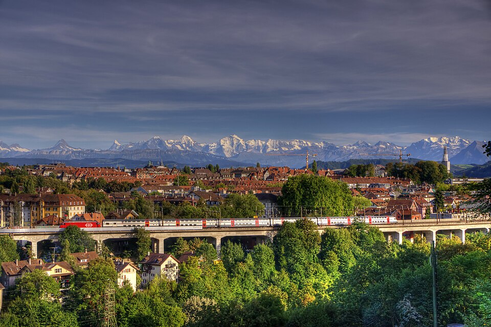 Panorama of Bern, the Swiss capital