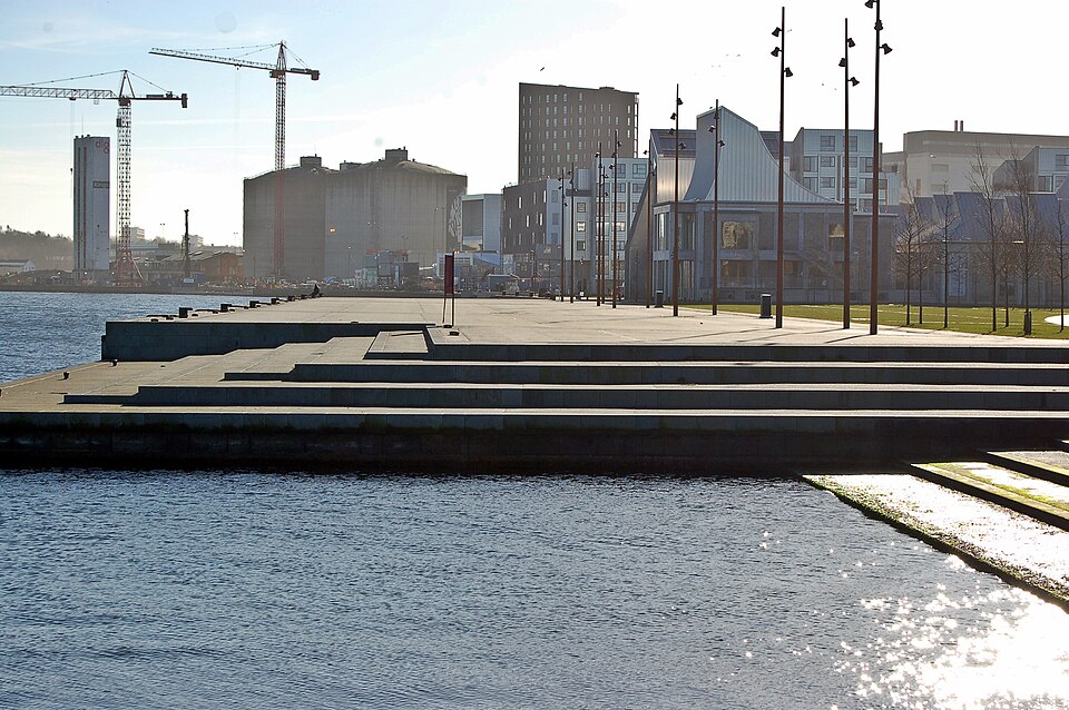 The Aalborg waterfront, Denmark