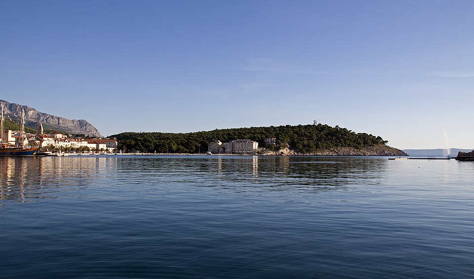 Makarska harbour and seafront, Croatia