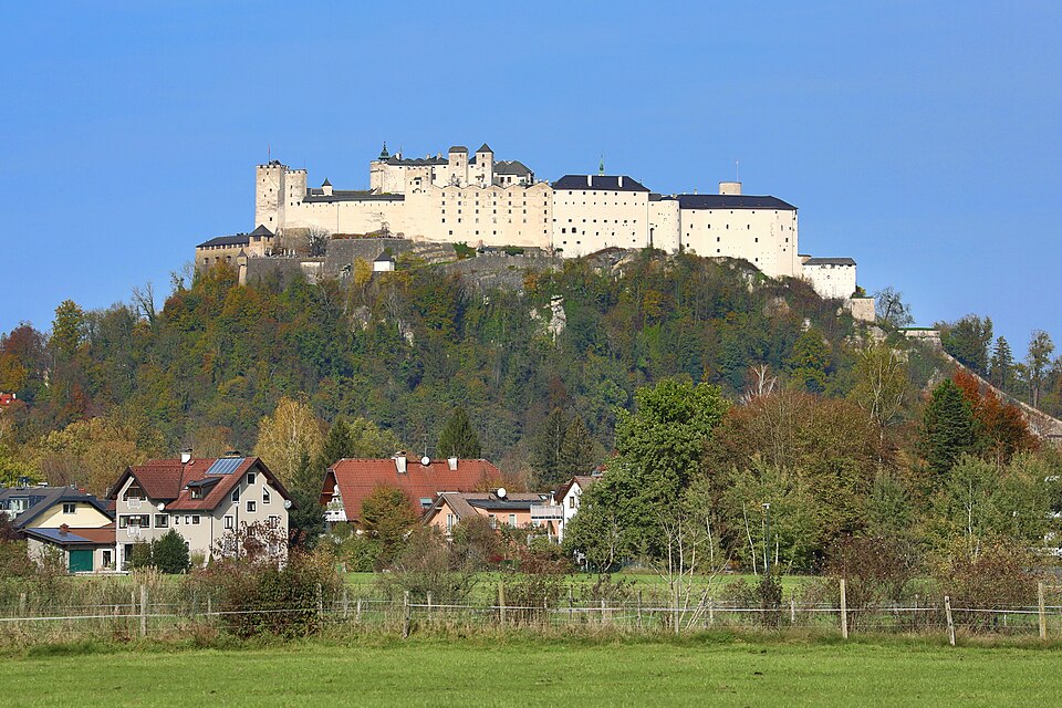 Hohensalzburg Fortress above Salzburg, Austria