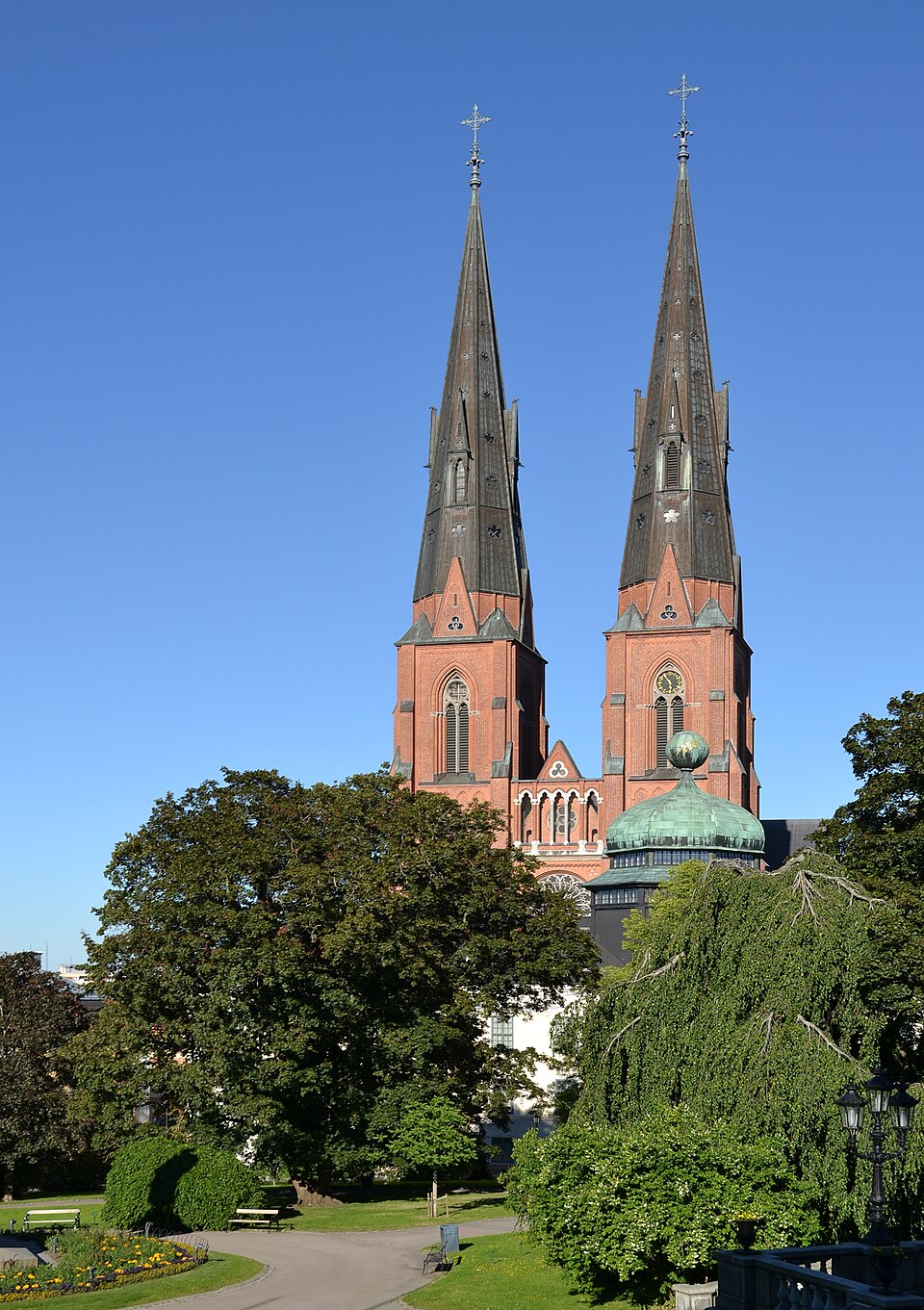 Uppsala Cathedral, the tallest church in Scandinavia, Sweden